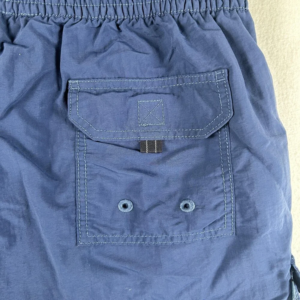 Tommy Bahama Relax Shorts Mens Large Blue Swim Trunks Cargo Mesh Lined Quick Dry